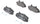 0 986 494 292 Brake Pad Set