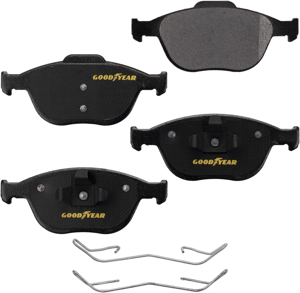 Front Ceramic Brake Pads for Ford Fiesta Focus Transit Connect Goodyear GYD970