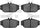 3000 Semi-Metallic Brake Pads 1311-0601-00-Front Set for 1993-1994 Lincoln Continental, 1993-2000 Ford Taurus, 1994-2000 Mercury Sable, 1995-1998 Ford Windstar
