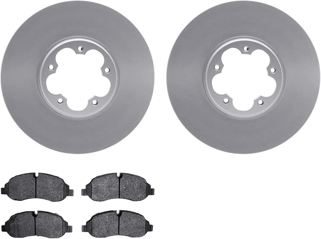 Front Geospec Brake Rotors with Heavy Duty Brake Pads 4202-99222