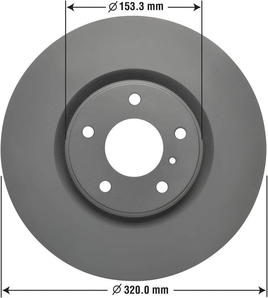 Front Brake Rotors & Ceramic Pads Kit for Nissan Murano Infiniti FX35 & More