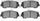 5000 Advanced Brake Pads - Ceramic 1551-1737-00-Front Set for 2014-2020 Nissan Rogue, 2015-2018 Nissan X-Trail, 2017-2018 Renault Koleos, 2017-2019 Nissan Qashqai, 2017-2022