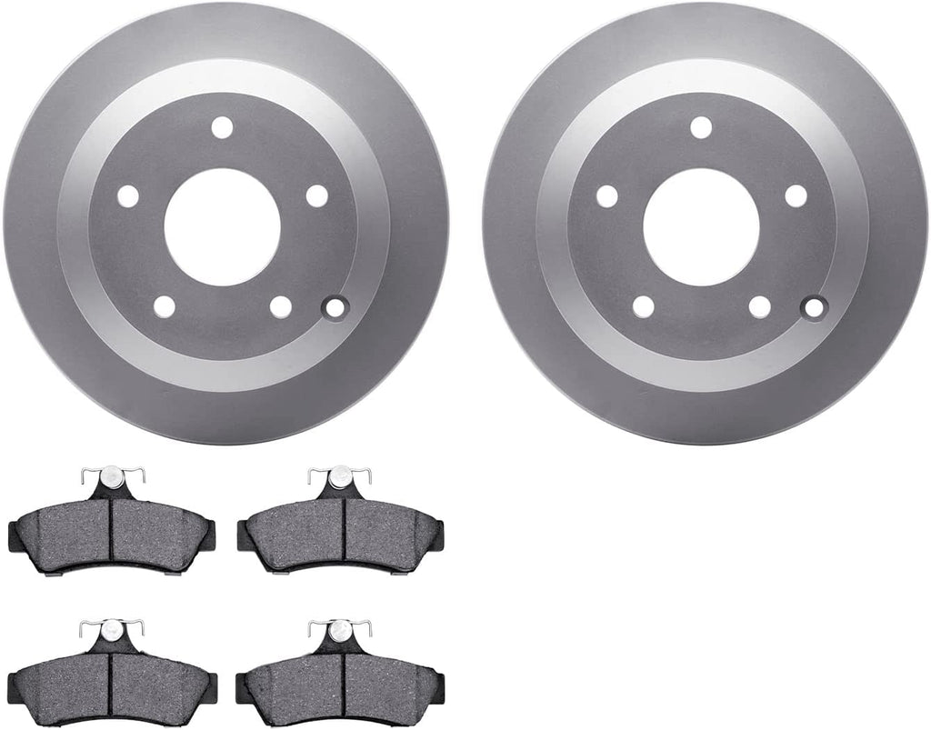 Rear Geospec Brake Rotors with 5000 Advanced Brake Pads 4502-52032
