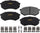 Front Ceramic Brake Pads for Chrysler, Mazda & More  GYD433