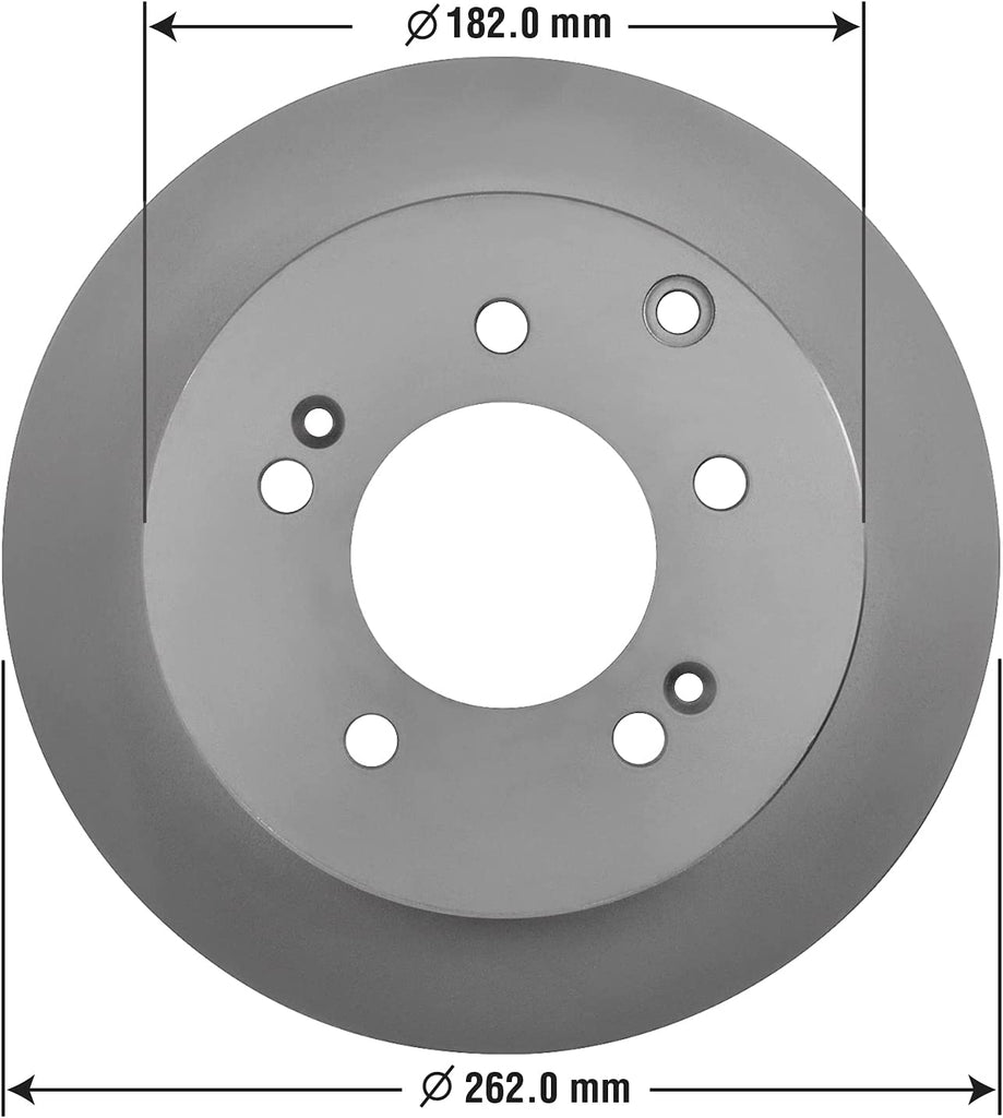 Rear Brake Rotors & Ceramic Pads Kit for 2010-2013 Kia Soul Goodyear PRK3637R