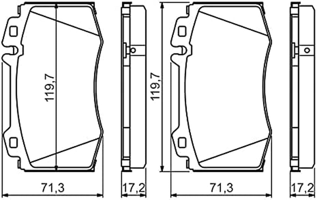 0 986 494 576 Brake Pads Set