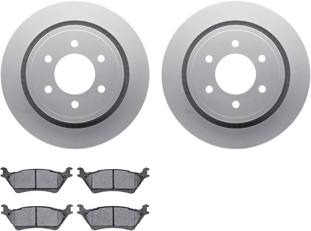 Rear Geospec Brake Rotors with 5000 Advanced Brake Pads 4502-99186