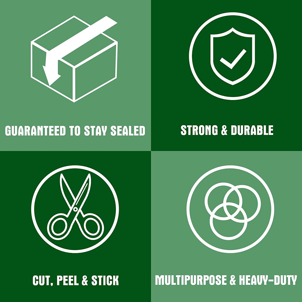 Clear Packing Tape,  18 Rolls Heavy Duty Packaging Tape for Shipping Packaging Moving Sealing, Thicker Clear Packing Tape, 2 Inches Wide, 65 Yards per Roll, 1170 Total Yards