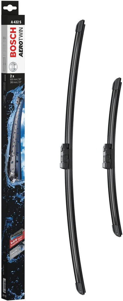 Wiper Blade Aerotwin A432S, Length: 650Mm/380Mm – Set of Front Wiper Blades - Only for Left-Hand Drive (EU)