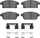 5000 Advanced Brake Pads - Ceramic and Hardware Kit