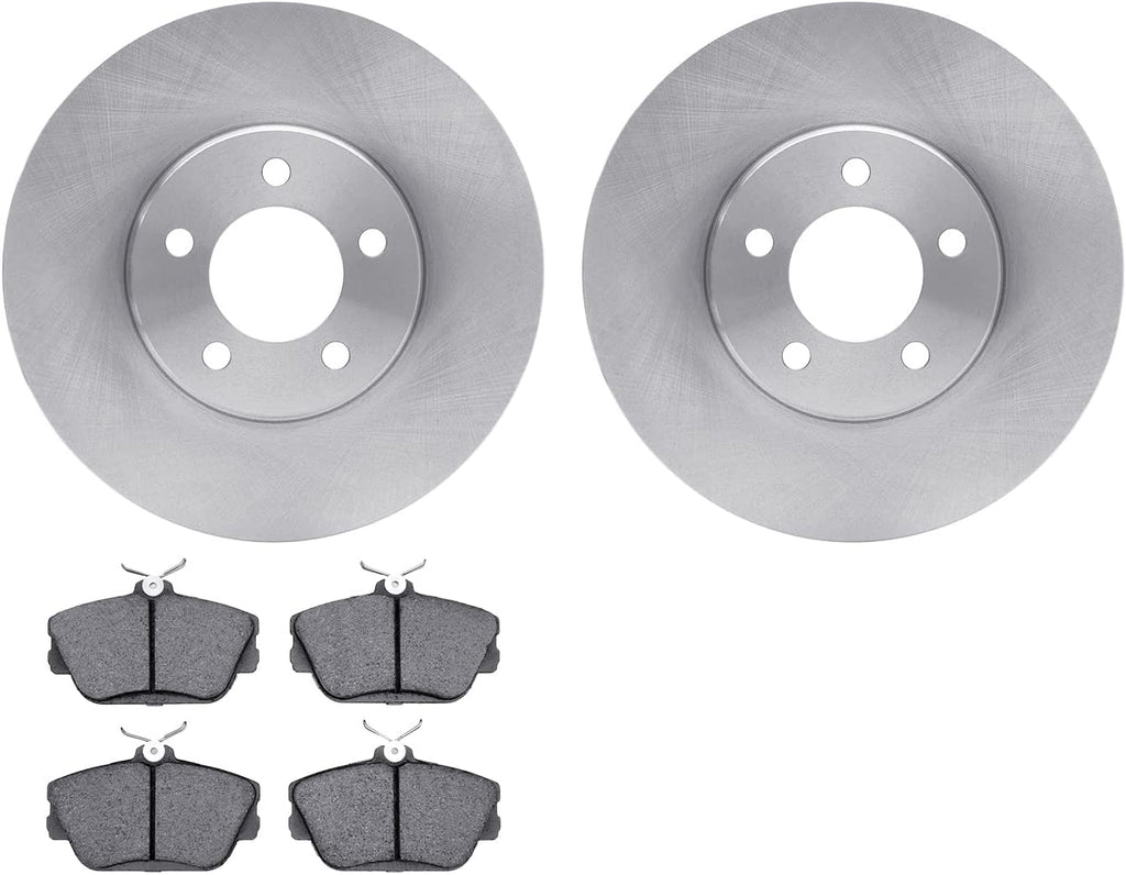 Front Brake Rotors with 5000 Advanced Brake Pads 6502-54339