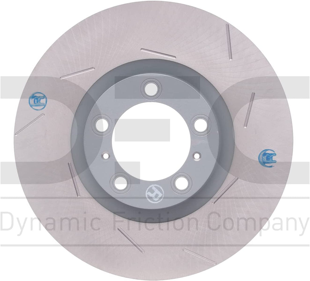 Front Right  GEOSPEC Coated Brake Rotor 614-02085D (1) for 2014-2020 Porsche Panamera