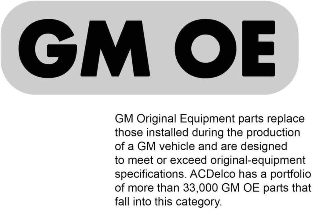 GM Original Equipment 540-487 Premium Monotube Rear Driver Side Shock Absorber
