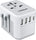 Universal Power Adapter,  International Plug Adaptor with 4 USB Ports (1 USB C), Travel Worldwide Essentials Wall Charger for US to Europe Germany France Spain Ireland Australia(Type C/G/A/I)