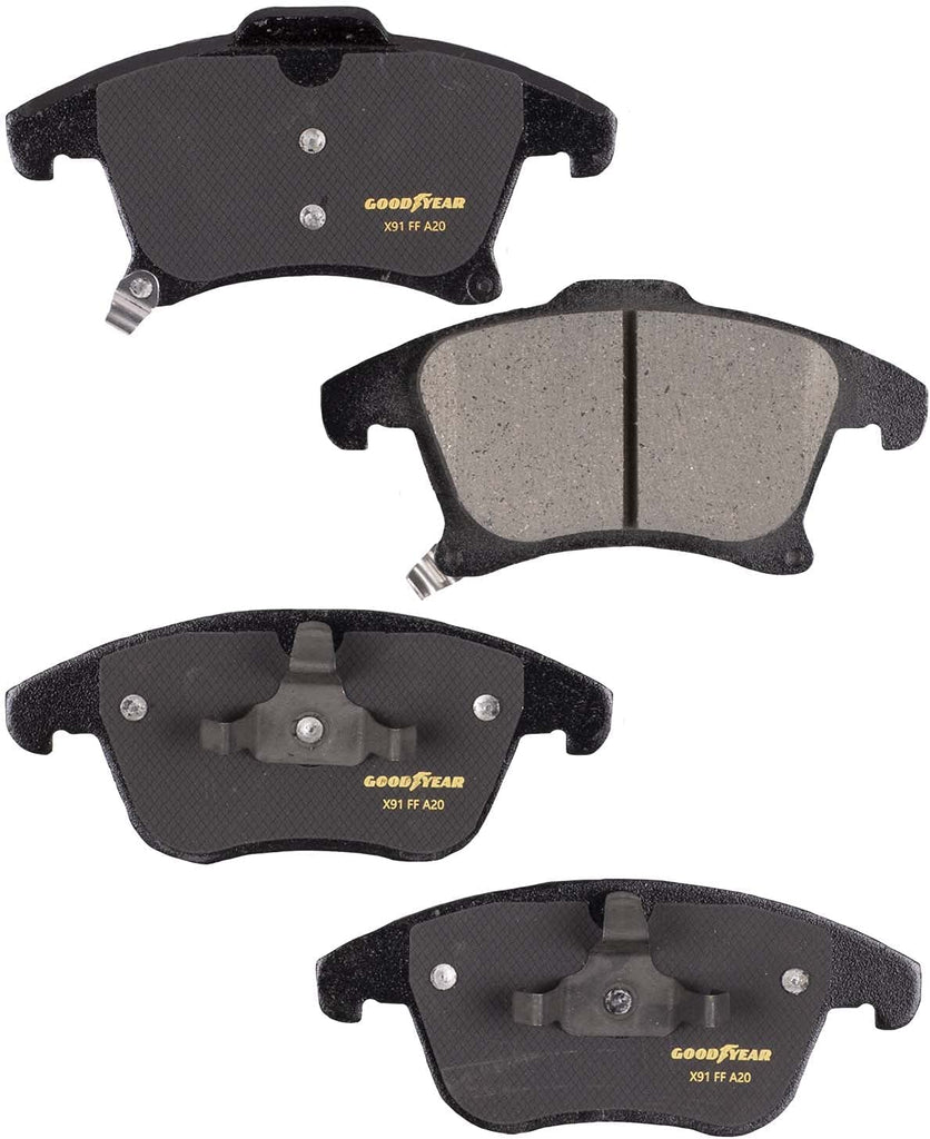 Premium Front Brake Pads for 2013-2020 Ford Fusion 2013-2019 Lincoln MKZ GYD1653