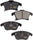 Premium Front Brake Pads for 2013-2020 Ford Fusion 2013-2019 Lincoln MKZ GYD1653