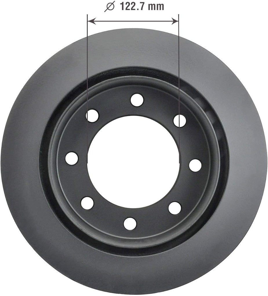 Vehicle Front Brake Bundle with Automotive Carbon Ceramic Truck and SUV Front Brake Pads and Premium Antiox Coated Rear Brake Rotors