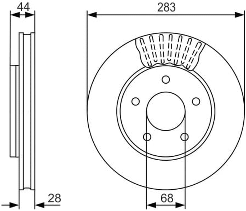 0 986 479 091 Brake Disc