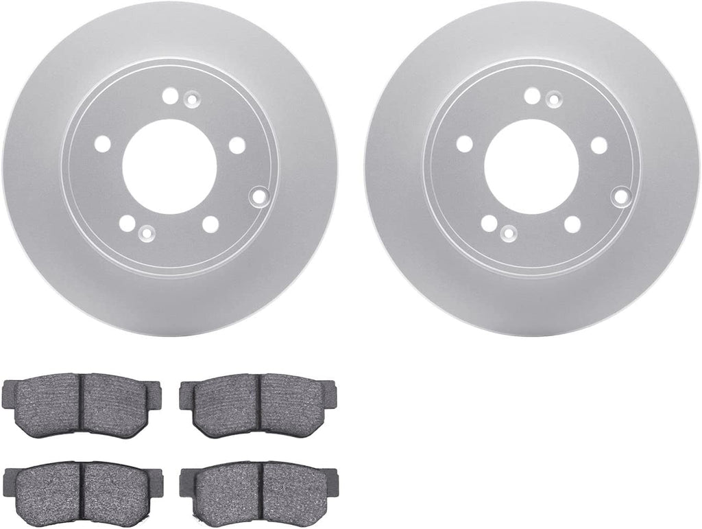 Rear Geospec Brake Rotors with 5000 Advanced Brake Pads 4502-03116