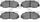 5000 Advanced Brake Pads - Ceramic 1551-0503-00-Front Set
