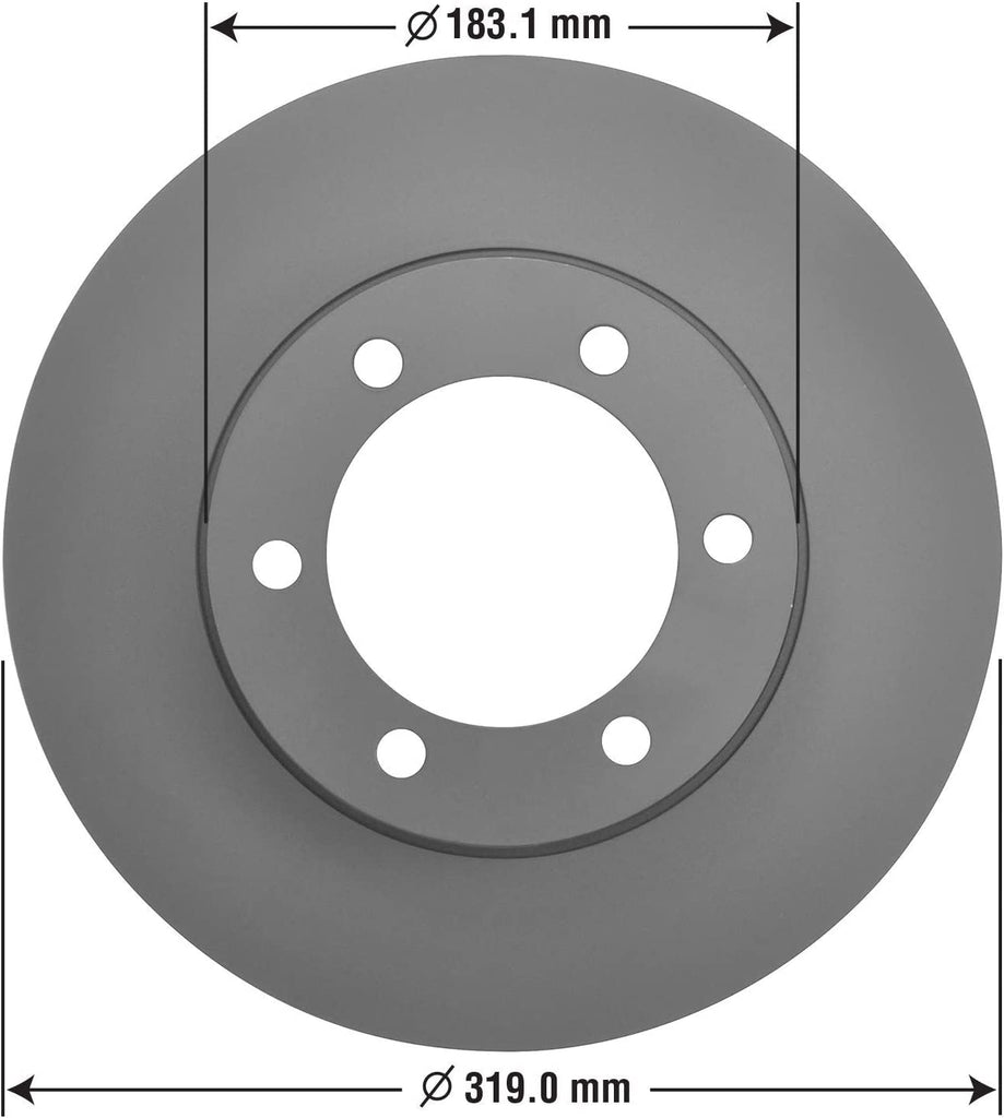 Front Brake Rotors & Ceramic Pads Kit for 03-07 Toyota Sequoia Tundra PRK76843F