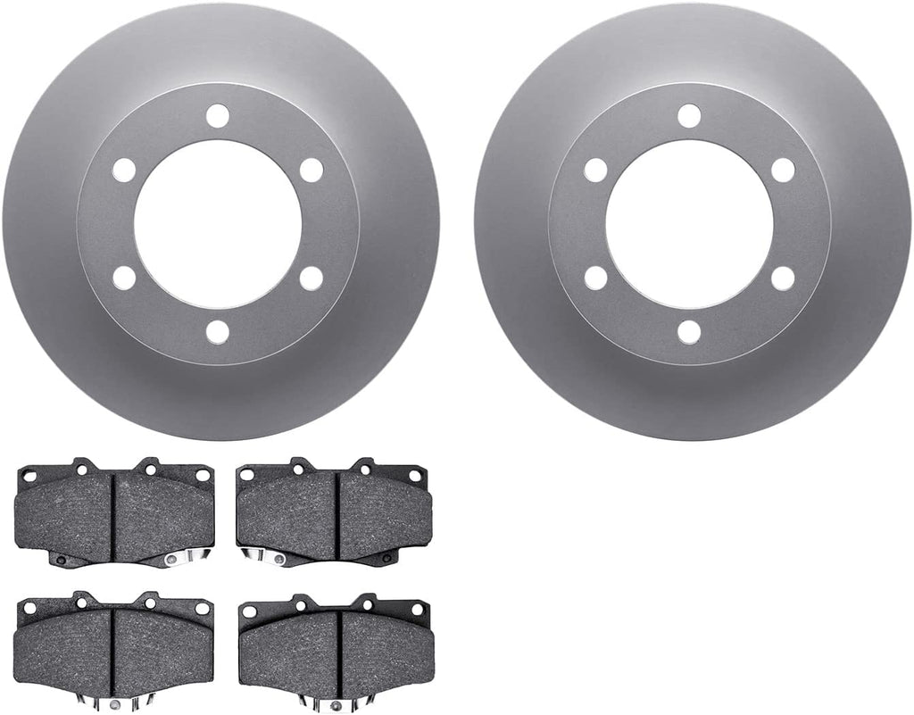 Front Geospec Brake Rotors with 5000 Advanced Brake Pads 4502-76159