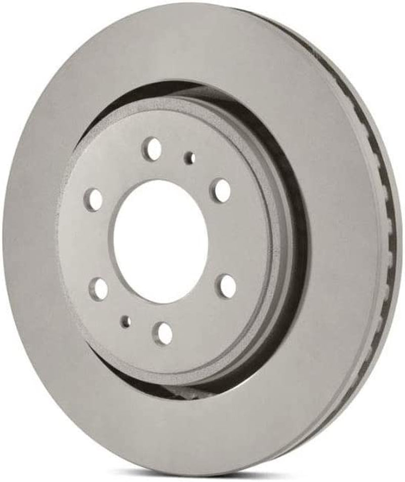 GYD784 Automotive Carbon Ceramic Truck and SUV Front Brake Pads and 2144036GY Antiox Automotive Vehicle Vented Front Brake Rotor (2 Pack)