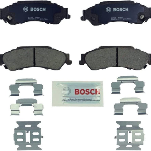 BC729 Quietcast Premium Ceramic Disc Brake Pad Set for Chevrolet: 1997-05 Blazer, 1997-04 S10; GMC: 1997-05 Jimmy, 1997-04 Sonoma; Isuzu: 1998-00 Hombre; Oldsmobile: 1997-01 Bravada; Rear