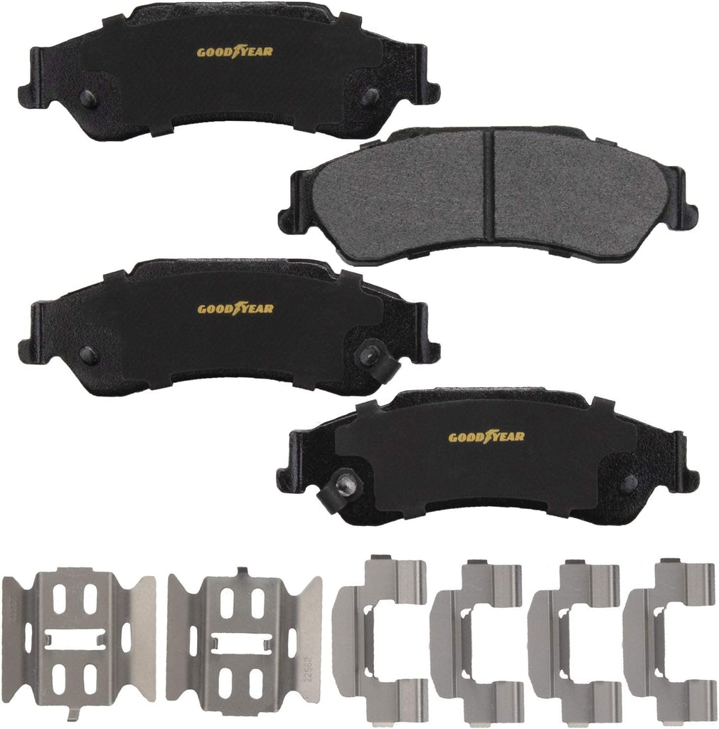 GYD729, Truck & SUV Carbon-Ceramic Rear Brake Pads for Chevy, GMC, Isuzu and Oldsmobiles