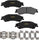 GYD729, Truck & SUV Carbon-Ceramic Rear Brake Pads for Chevy, GMC, Isuzu and Oldsmobiles