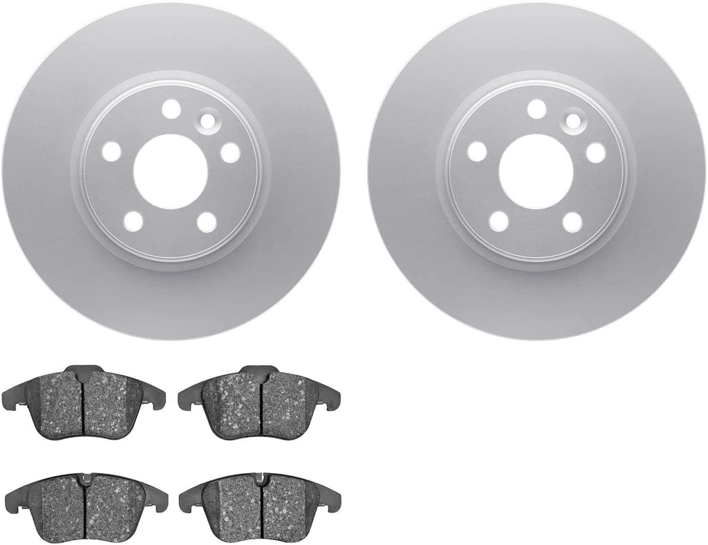 Front Geospec Brake Rotors with 5000 Advanced Brake Pads 4502-27084