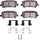 5000 Advanced Brake Pads - Ceramic and Hardware Kit