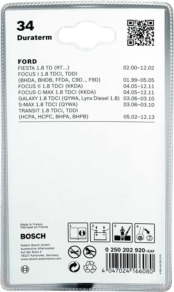 0 250 202 095 Glow Plug