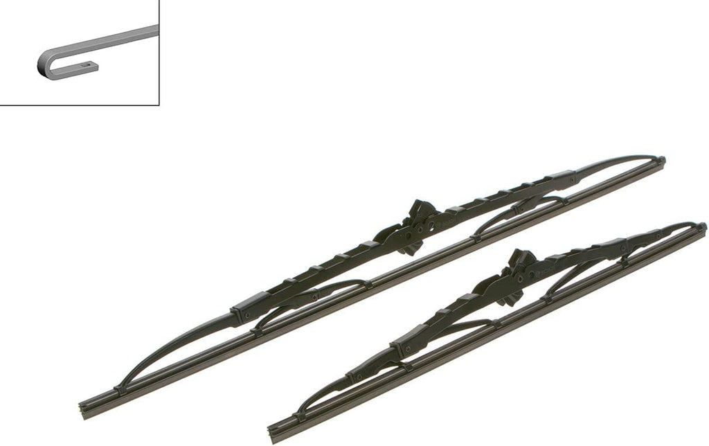 BOSCH Twin Front Windshield Wiper Blade PAIR 550/400Mm 22 16 552 Fits 1997-