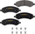 GYD1084 Premium Carbon Ceramic Automotive Front Disc Brake Pads Set Vehicle Replacement Part for Chrysler Aspen, Dodge Dakota & More