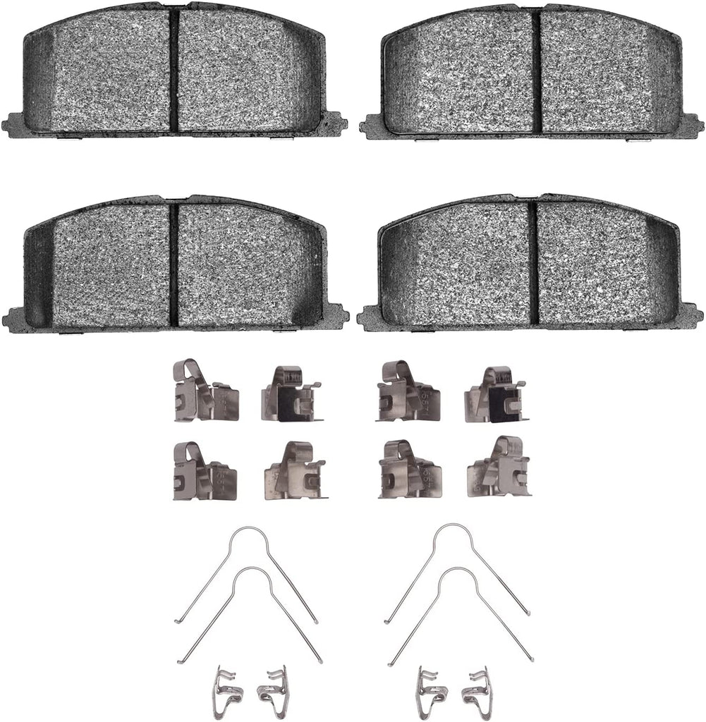 3000 Semi-Metallic Brake Pads and Hardware Kit