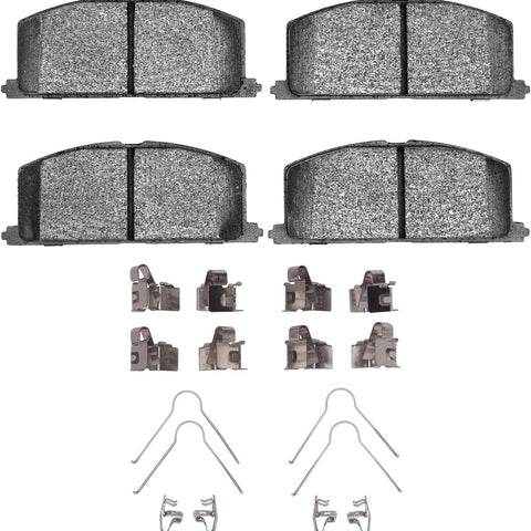 3000 Semi-Metallic Brake Pads and Hardware Kit
