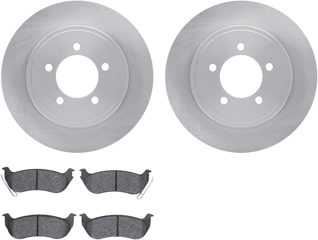 Rear Brake Rotors with Ultimate Duty Performance Brake Pads 6402-54189