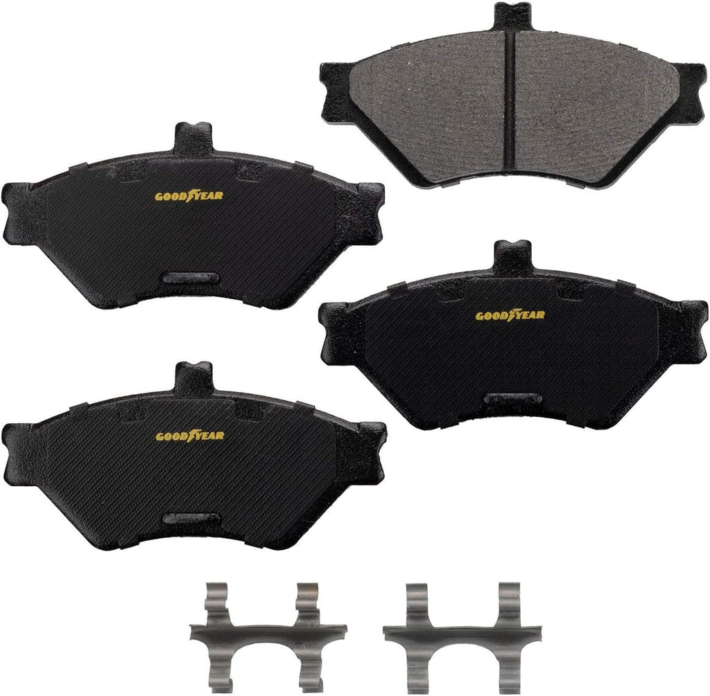 GYD659 Semi Metallic Front Brake Pads Vehicle Replacement Part for Ford Crown Victoria, Grand Marquis, Lincoln Town Car & More
