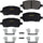 GYD956, Premium Ceramic Front Brake Pads for 2005-06 Ponitac G4, 2007-10 G5 and 2003-07 Saturn Ion