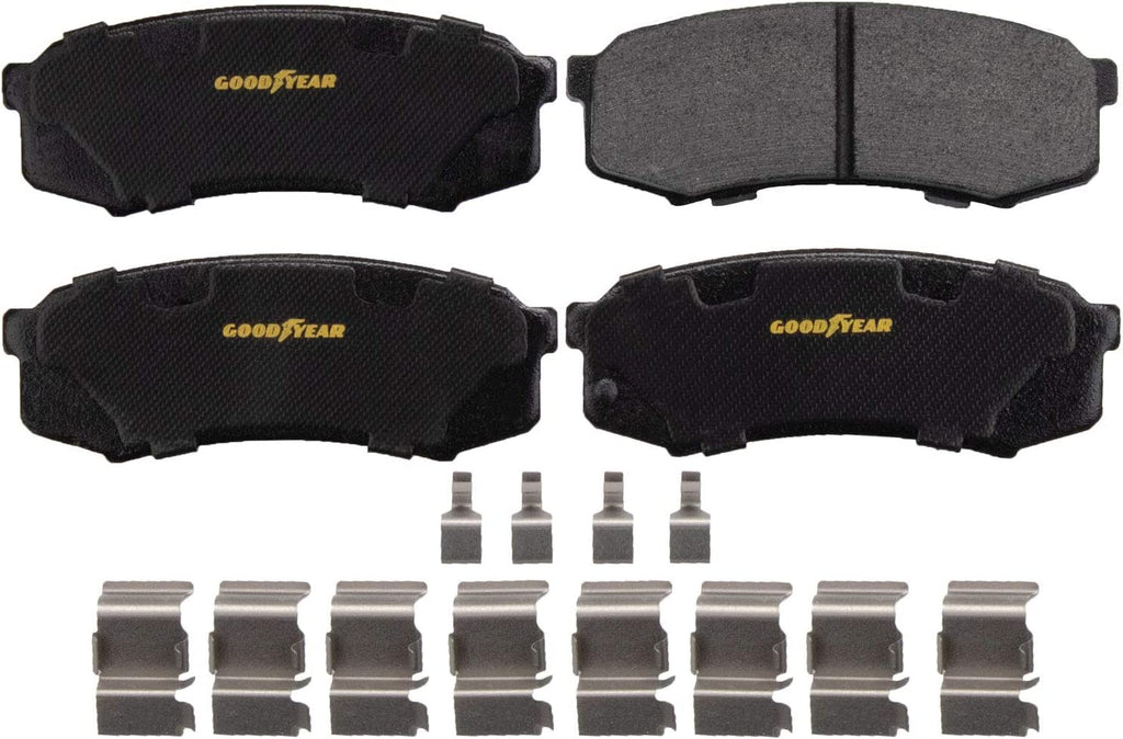GYD606 Truck & SUV Carbon Ceramic Rear Disc Brake Pads Set Vehicle Replacement Part for Lexus GX460, GX470, LX450, and More