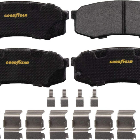 GYD606 Truck & SUV Carbon Ceramic Rear Disc Brake Pads Set Vehicle Replacement Part for Lexus GX460, GX470, LX450, and More
