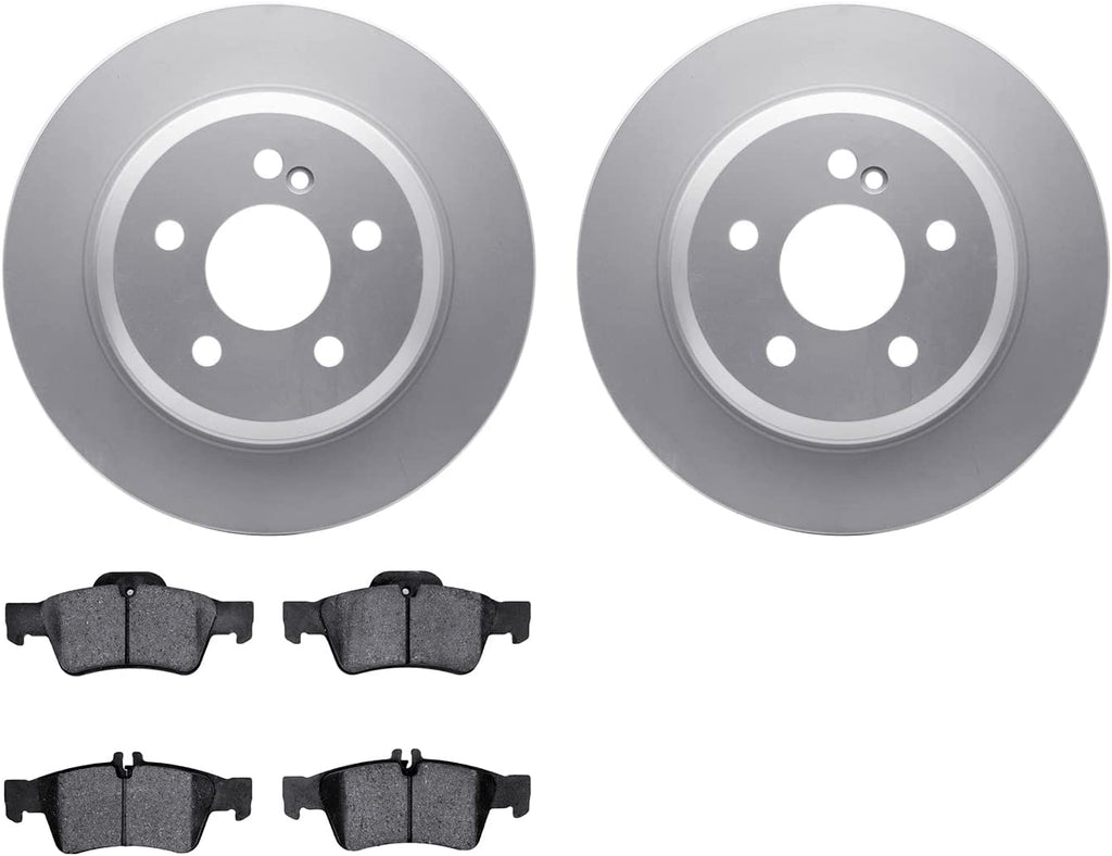 Rear Geospec Brake Rotors with 5000 Advanced Brake Pads 4502-63161