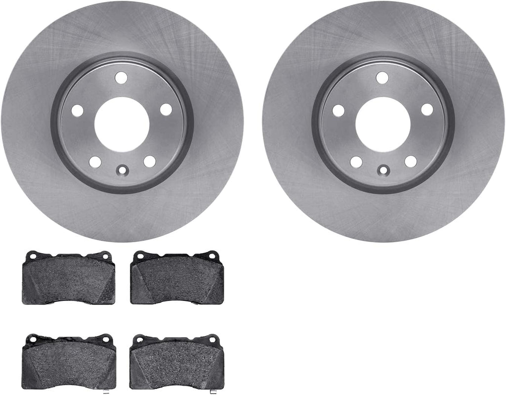 Front Brake Rotors with 5000 Euro Ceramic Brake Pads 6602-47042