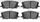 3000 Ceramic Brake Pads 1310-1005-00-Front Set for 2004-2006 Lexus RX330, 2006-2007 Toyota Highlander, 2006-2008 Lexus Rx400H, 2007-2009 Lexus RX350