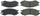 Parts, Inc. 106.05070 Semi-Metallic Brake Pads
