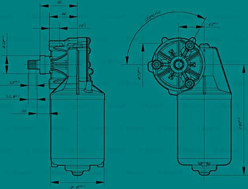 Bosch 0 986 337 400 Windscreen Wiper Motor