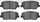5000 Advanced Brake Pads - Ceramic 1551-1815-00-Front Set for 2010-2012 Hyundai Santa Fe, 2011-2020 Kia Sorento, 2012-2017 Hyundai Azera, 2013-2018 Hyundai Santa Fe Sport,