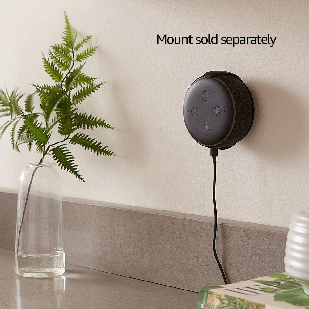 Certified Refurbished Echo Dot (3Rd Gen) - Smart Speaker with Alexa - Charcoal