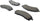 (104.10190) Posi Quiet Brake Pad, Metallic